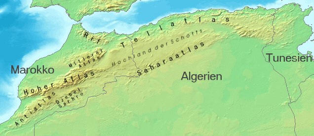 Atlas Gebirge