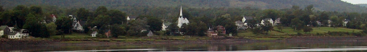 Annapolis Royal Skyline, Nova Scotia, Kanada 